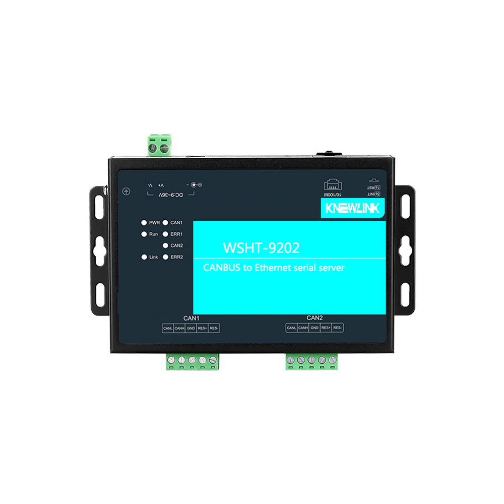 WSHT-9202工业级隔离型2路CANBUS以太网串口服务器